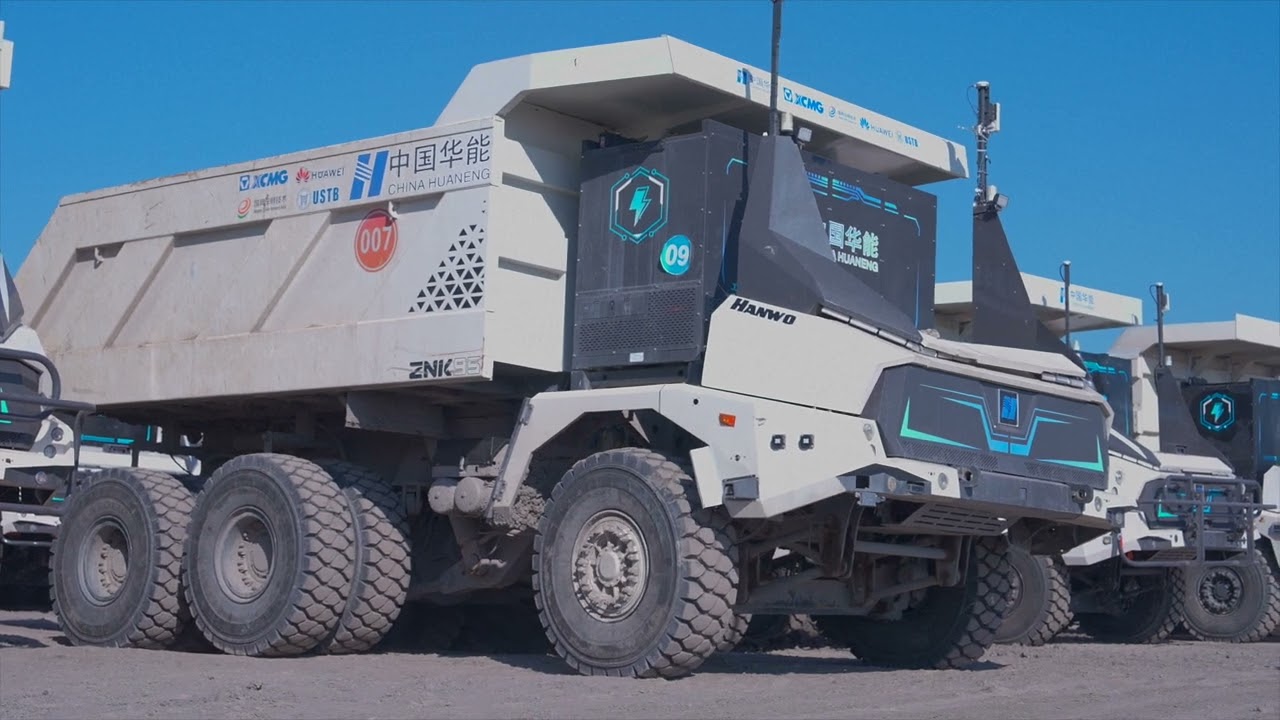 China Launches World's Largest Fleet of Driverless Electric Mining Trucks