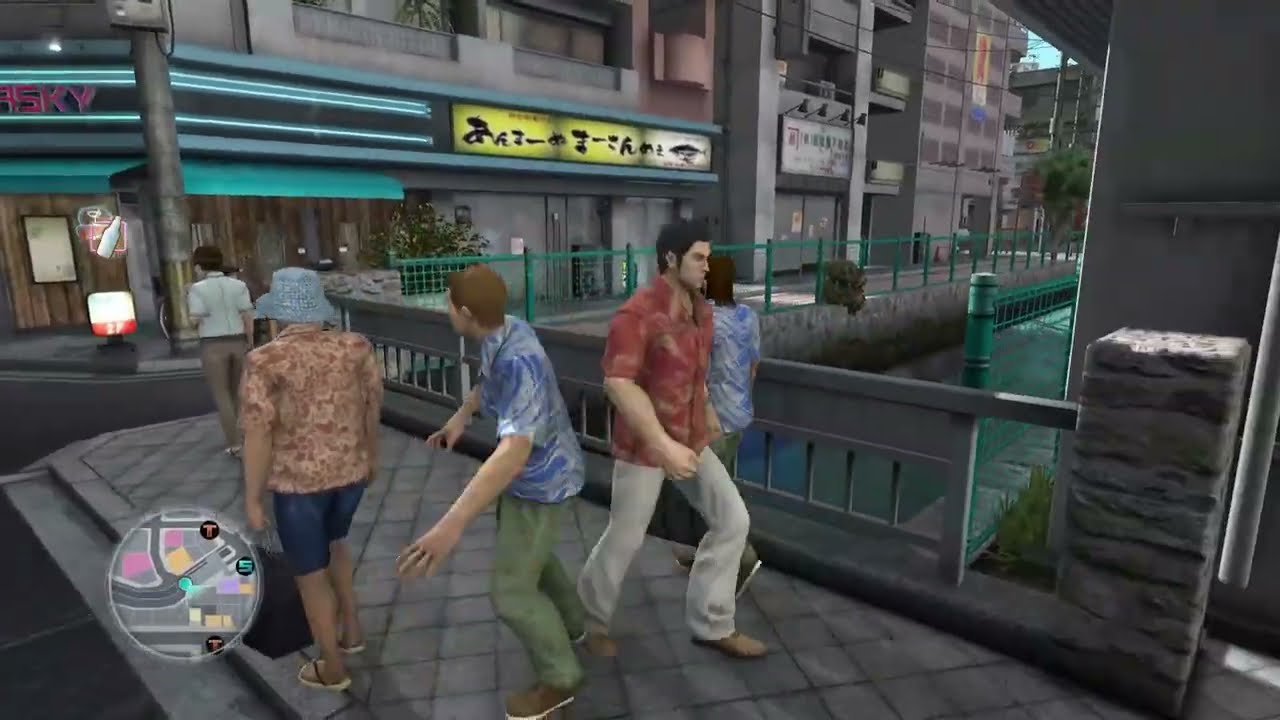 Red shirt vs Black shirt Kiryu
