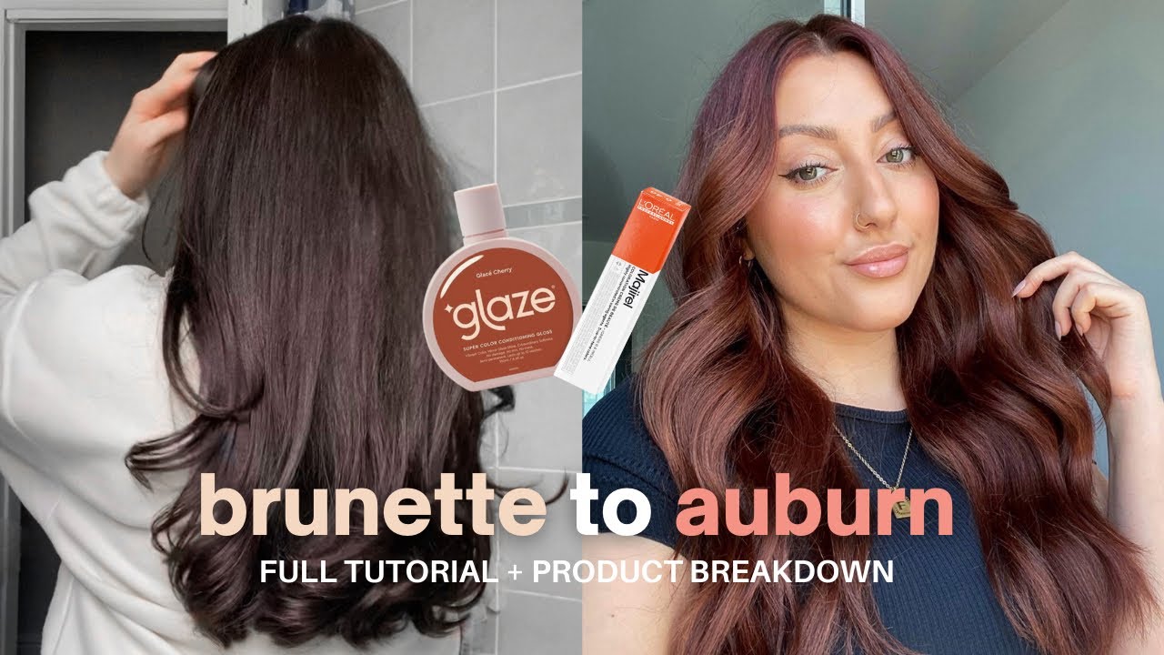 DARK BROWN TO AUBURN/COPPER HAIR ❤️‍🔥 HOW TO TUTORIAL, COLOUR FORMULATION & PRODUCT BREAKDOWN