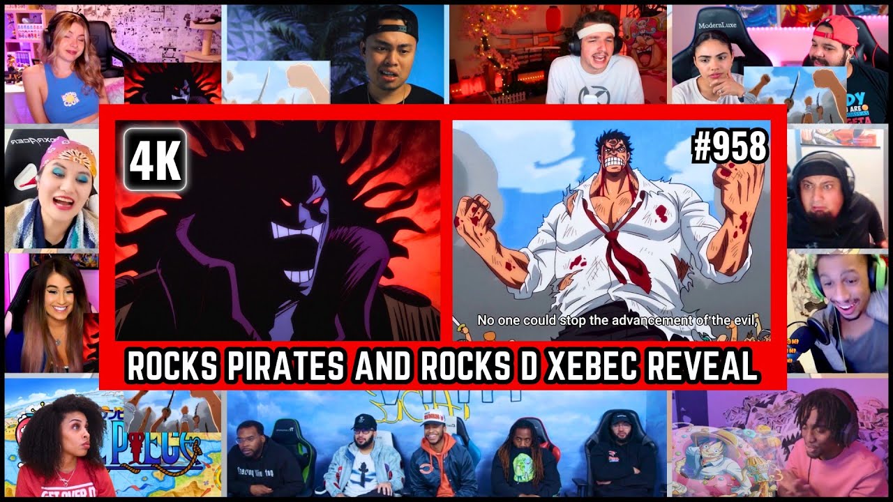 🔥🔥ROCKS D XEBEC INTRO Mega Reaction Mashup - One Piece Episode 958 Mega Reaction Mashup #rocksdxebec
