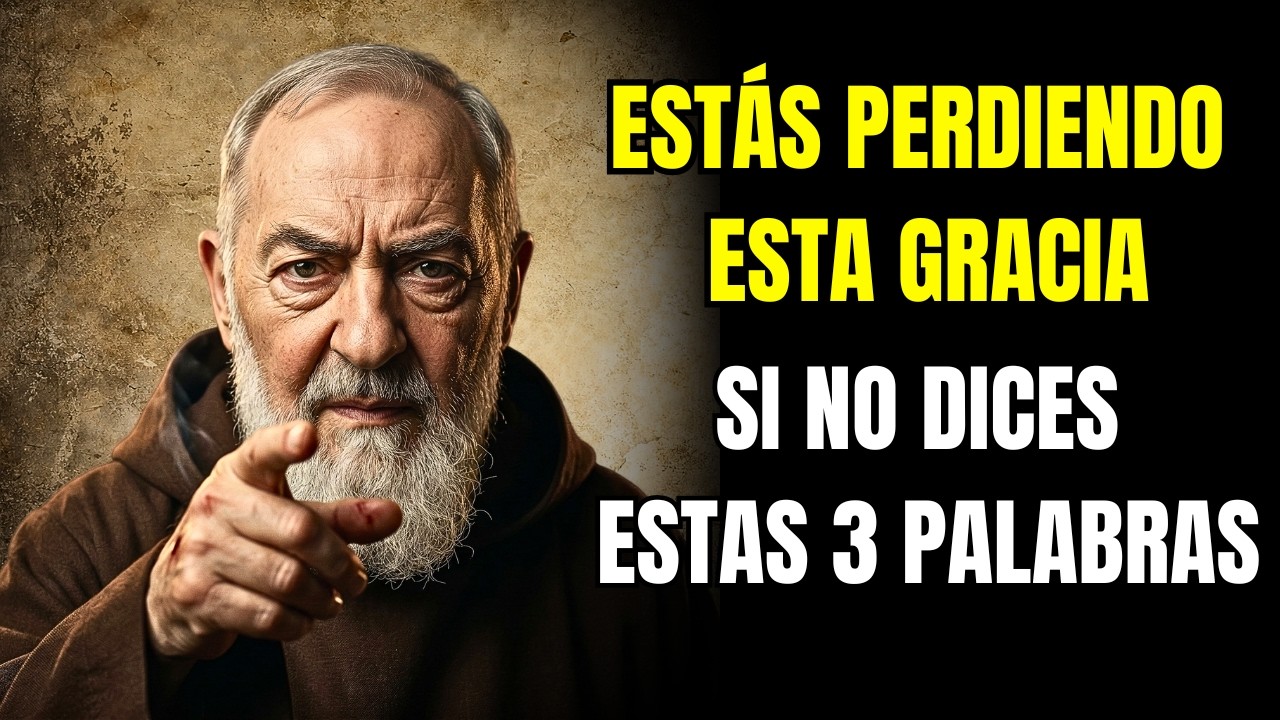 PADRE PÍO REVELÓ: 3 PALABRAS QUE DEBES DECIR CUANDO SE ELEVA LA EUCARISTÍA