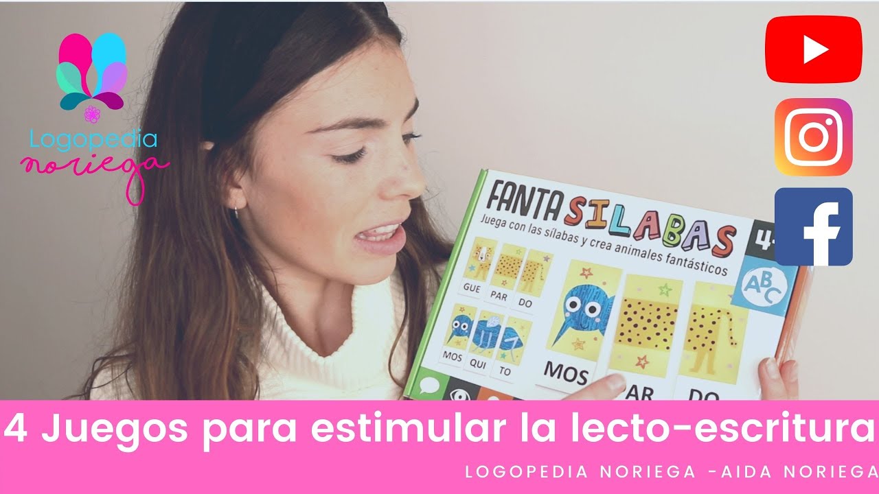 4 JUEGOS PARA ESTIMULAR LA LECTO-ESCRITURA - LOGOPEDIA