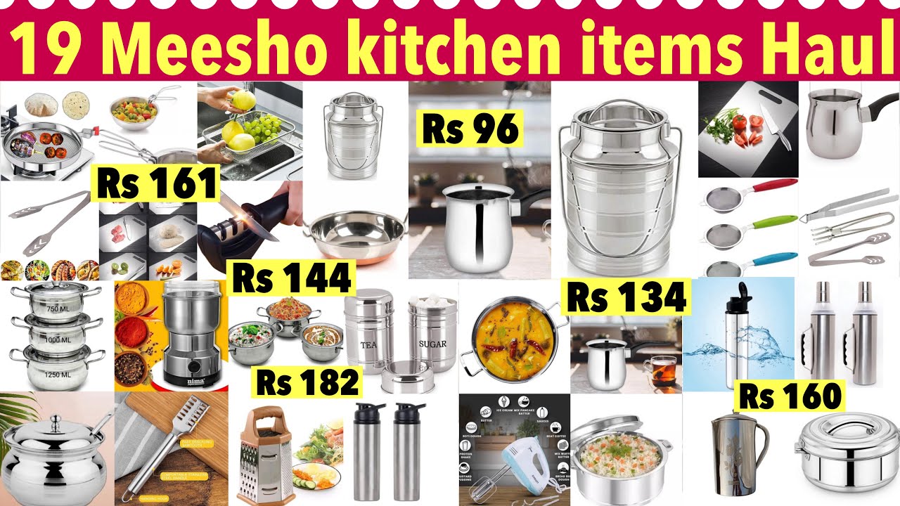19 Meesho kitchen items Haul Part-10 | Starting At Rs 96/-💓| Meesho kitchen Finds | Meesho Haul 🛍️
