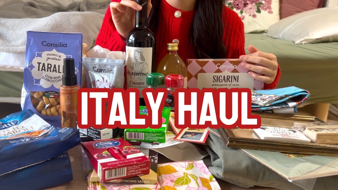 スーパーが天国❣️イタリアお土産紹介🇮🇹🍫失敗談を含めて海外でお土産を買うポイント🤔