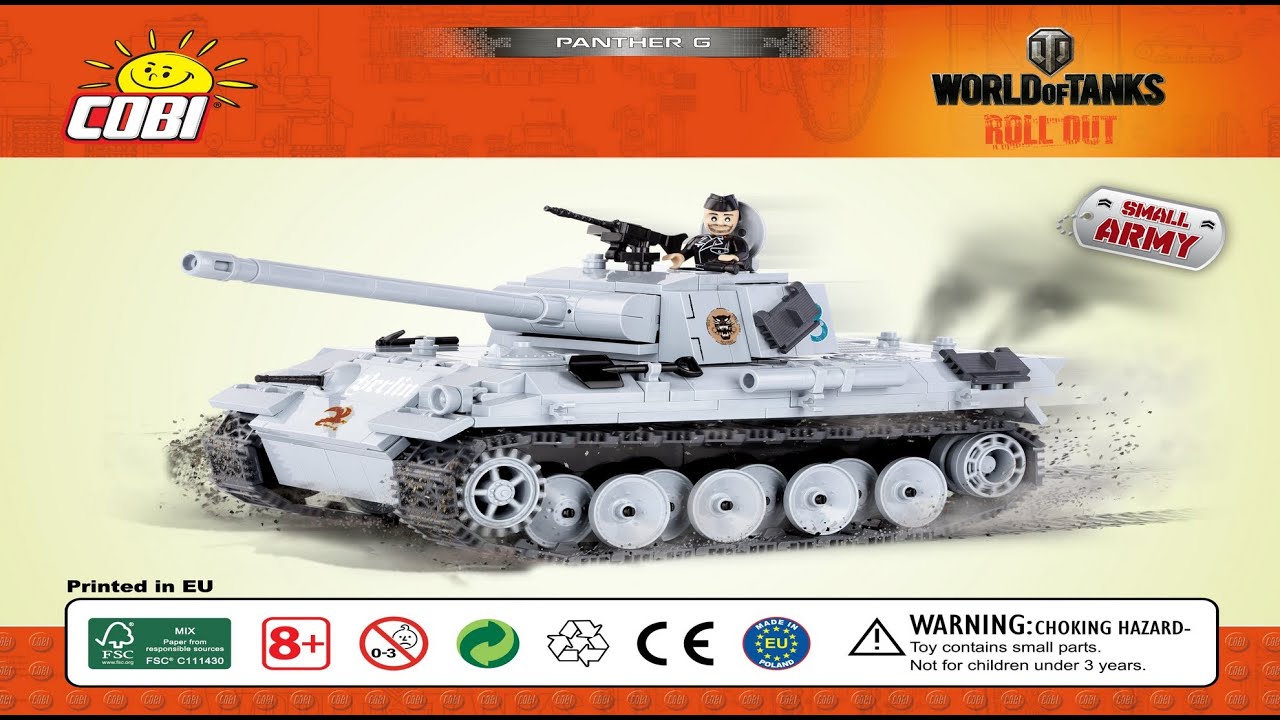 Cobi Instructions | World of Tanks | 3012 | Panther G