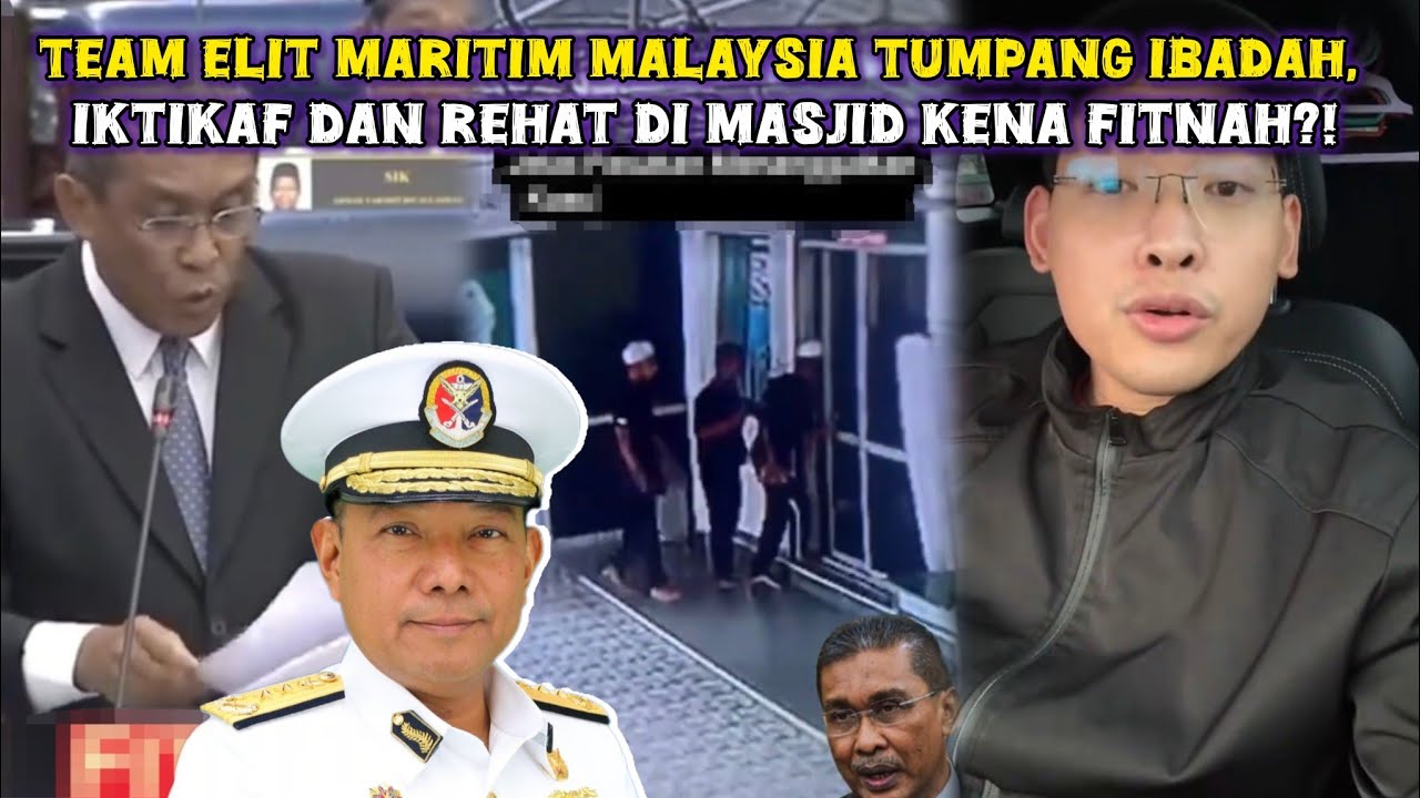 SELEPAS PENAFIAN APMM, TULAR RAKAMNA CCTV TUNJUK TIADA S3RBUAN DI MASJID RUSILA
