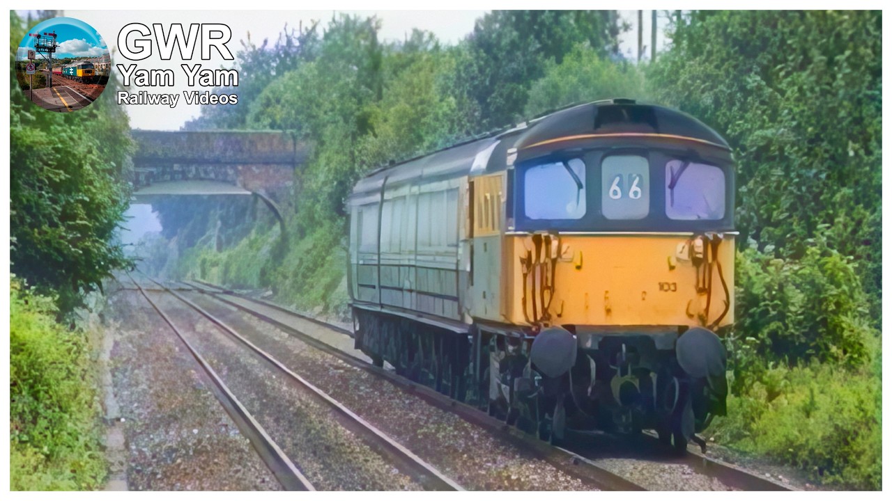 Network SouthEast Class 47  33s and 50s - Trains at Whitchurch in the 1980s