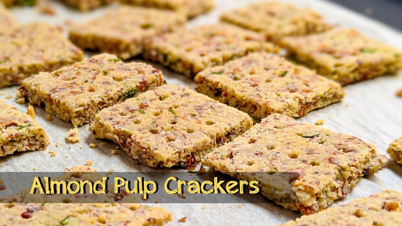 Almond Pulp Crackers