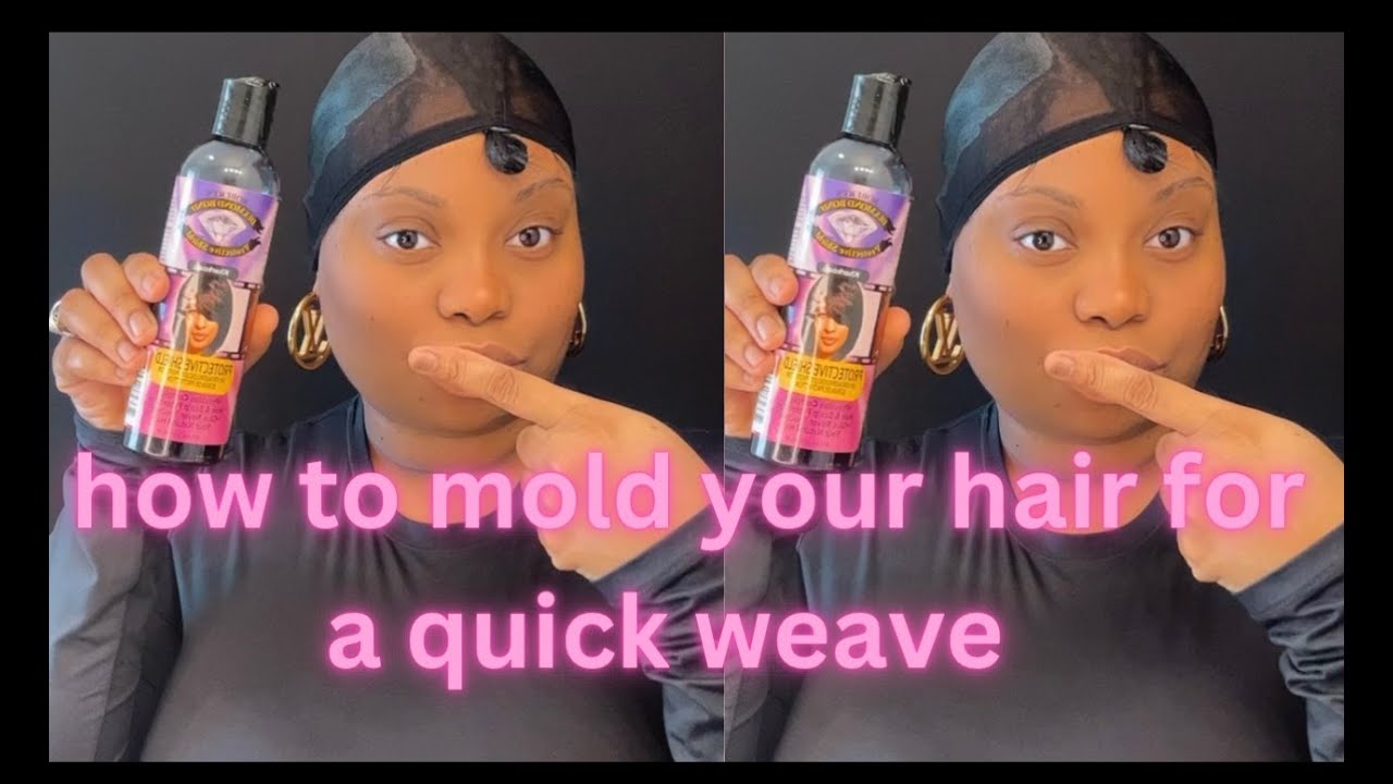 How to apply a liquid cap for your quick weave+ protect your hair from glue