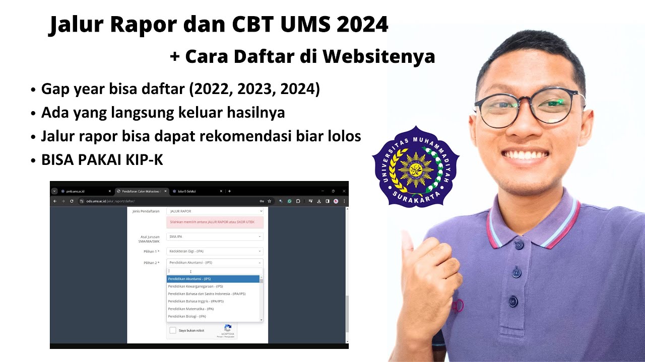 Jalur Masuk UMS 2024 + Cara Daftarnya