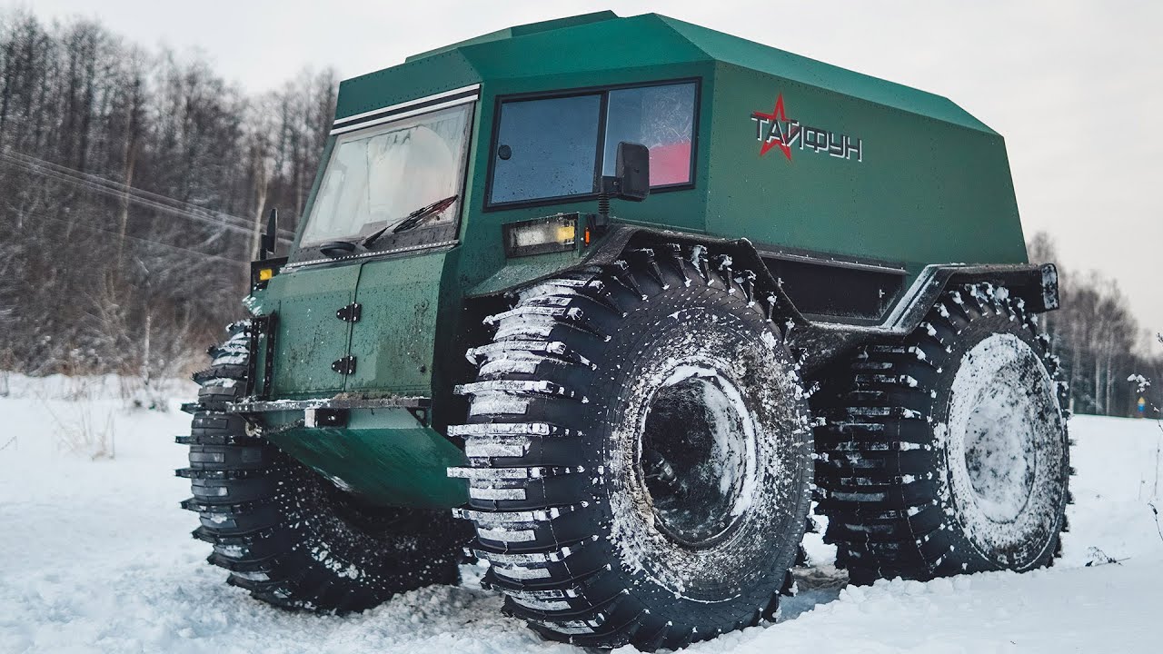 Вездеход с Мотором 130 л.с. 1.9TD и 300нм - Обзор на Новый Болотоход Тайфун