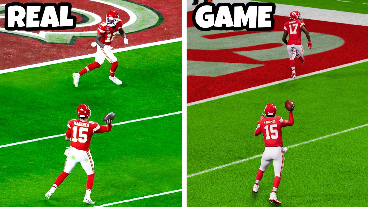Recreating 1 Iconic Mahomes TD From Every Year (17-24)