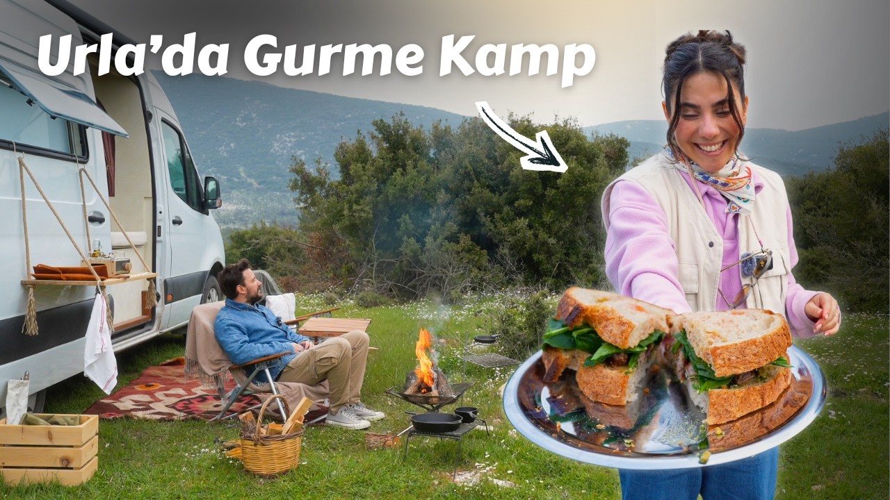 Karavanla Gurme Kamp 🔥 | Ateş &Uuml;st&uuml; Lezzetler, Urla Enginarı, Bonfile Sandvi&ccedil;