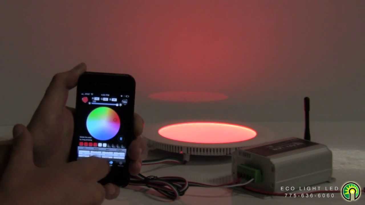 WiFi RGB LED Controller for Smart Phones and Tablets - EcolocityLED.com