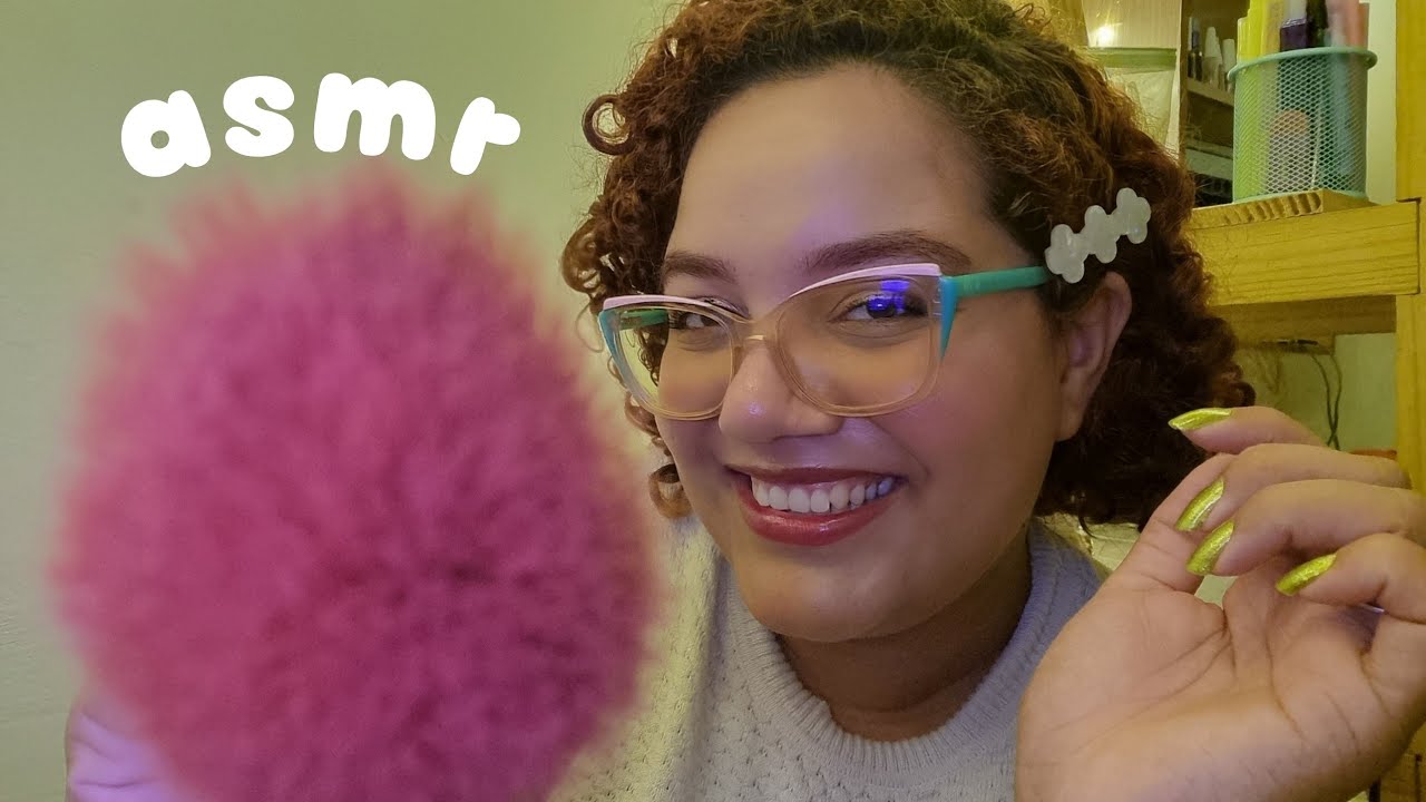 ASMR PINCEL NA TELA MUUUUTO RELAXANTE 😍🤤