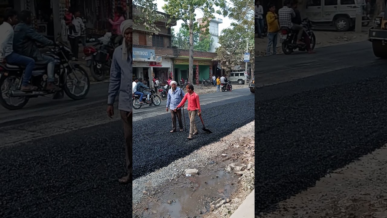 new road working 😱😇🤣😱#road #status #trending #youtubeshorts #ytshorts #shorts Untitled video