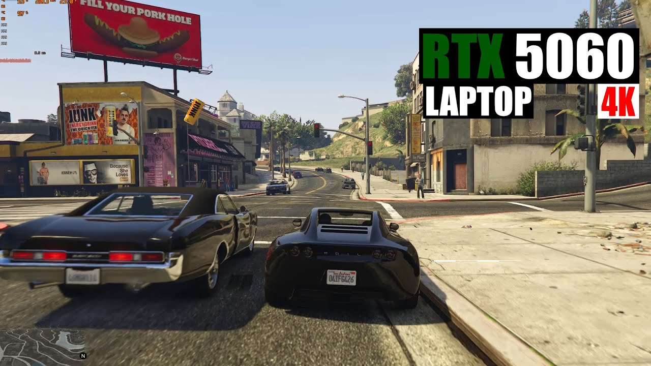 RTX 5060 Laptop | GTA V &ndash; 4K & 1440p Ultra Settings Performance Test