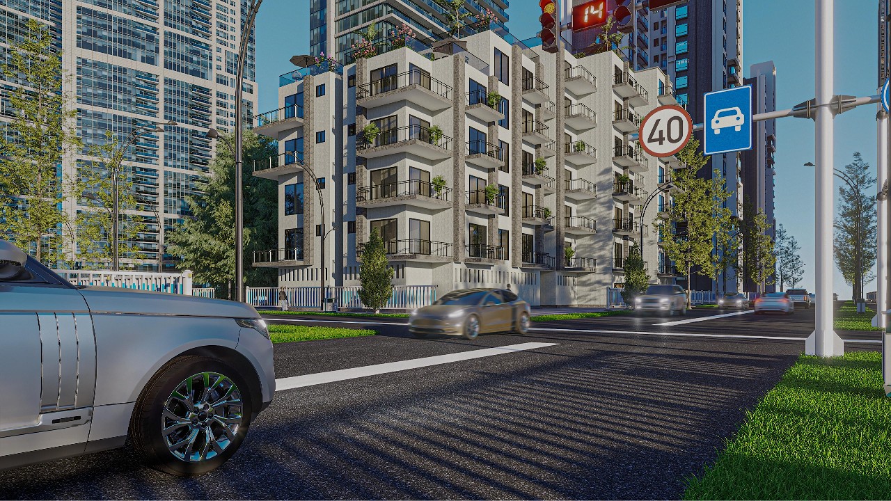 How to make the Urban Oasis Residence . D5 Render 2.11 City Visualization
