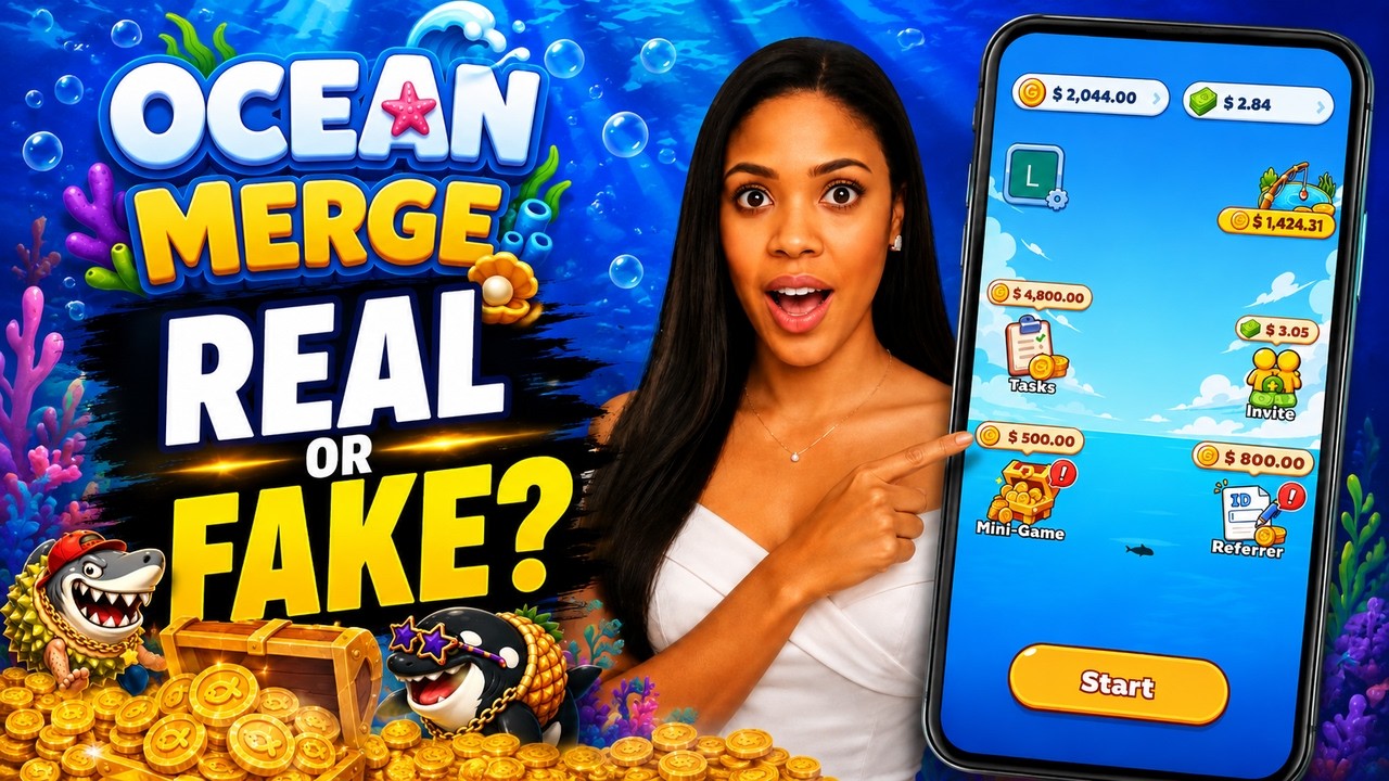 Ocean Merge App Review | Does It Really Pay?