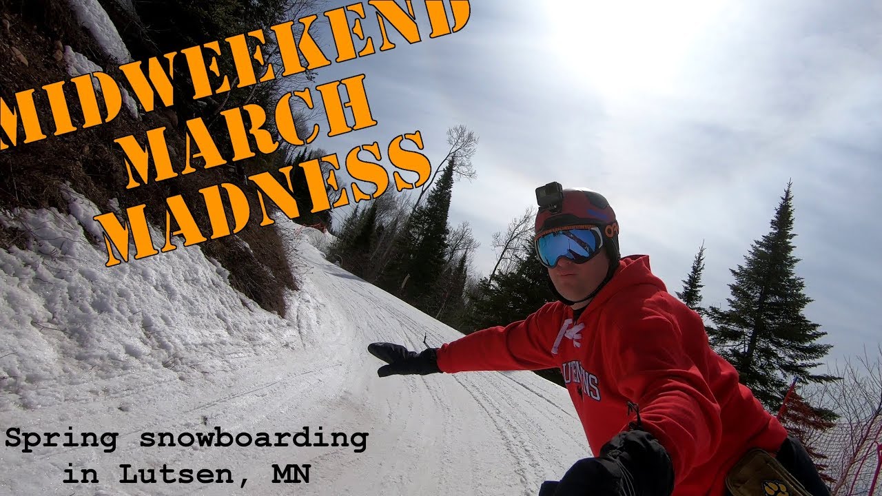 March Midweekender snowboarding in Lutsen, MN!