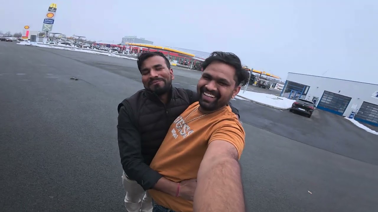नोखा के नागरिक से मुलाक़ात 🤪 Europe truck driver vlog Hindi Germany truck driver vlog Hindi 