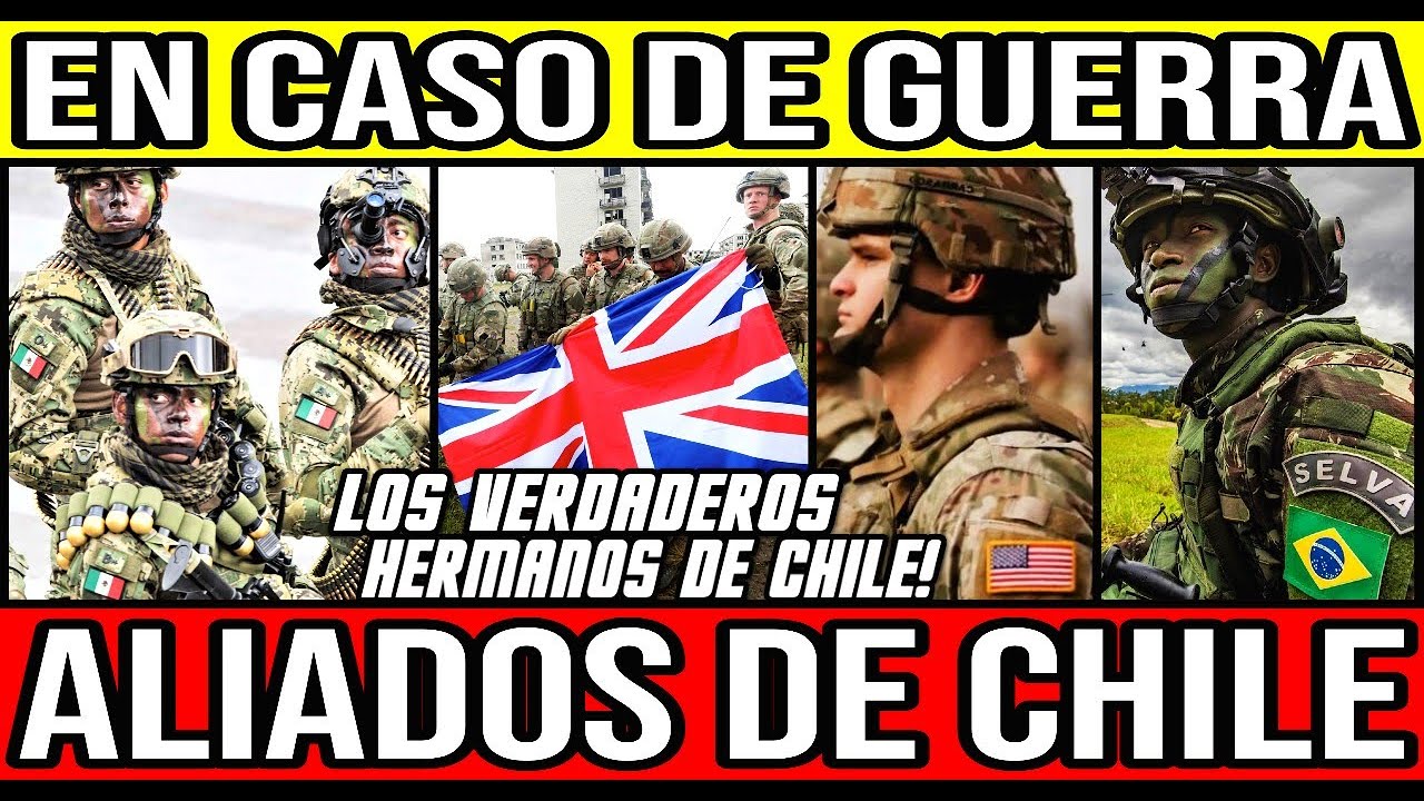 Aliados de Chile en CASO DE GUERRA 2025 🇨🇱 #Chile #Valparaiso #ViñaDelMar #BioBio #GranSantiago