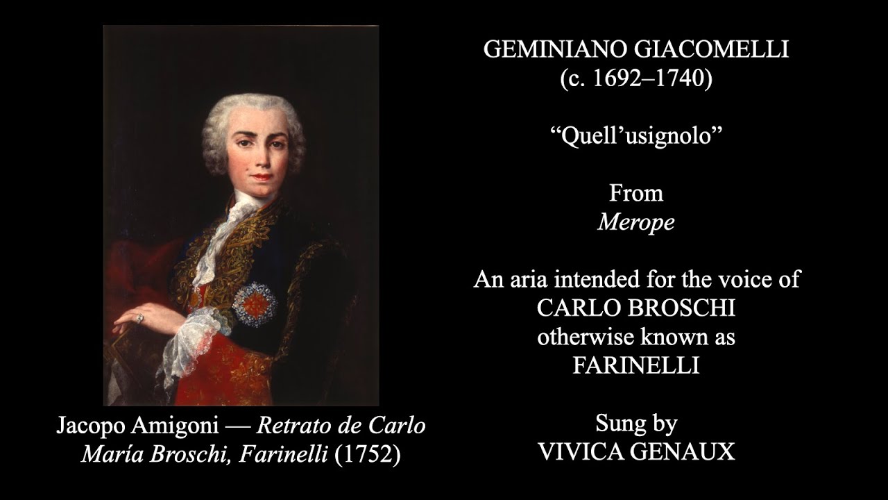 G. Giacomelli - Quell'usignolo - Merope - Vivica Genaux