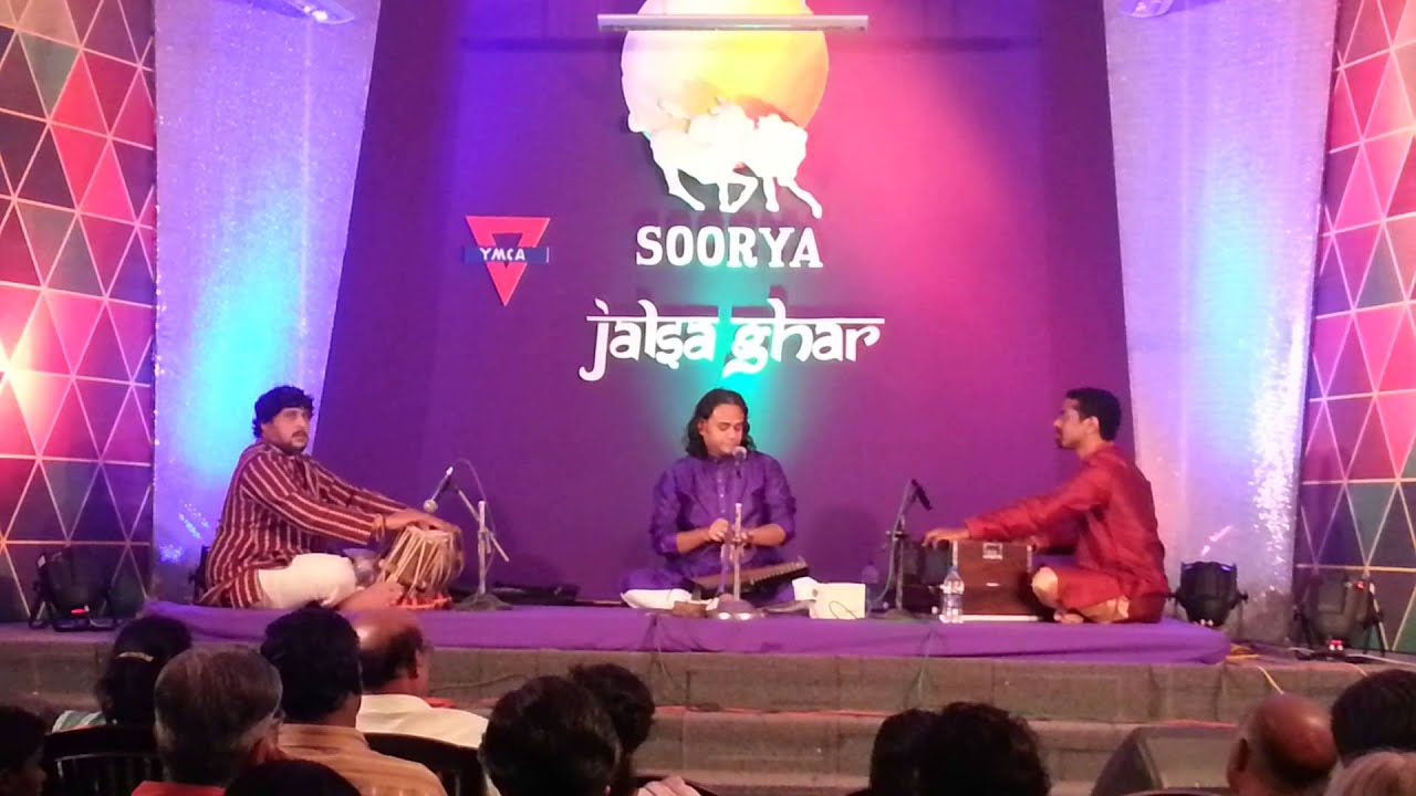 USTAD GHULAM NIYAZ KHAN WITH HARI KRISHNAMOORTHY IN SOORYA FESTIVAL 2014