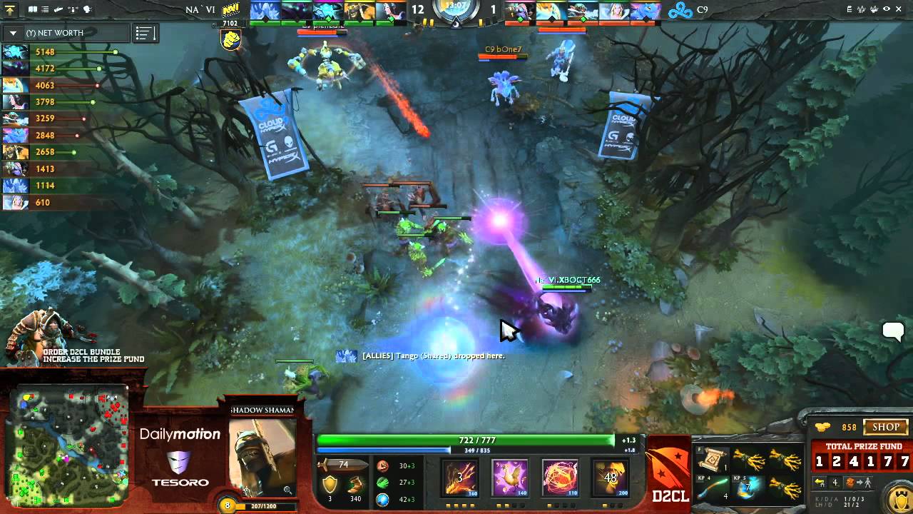 Na'Vi vs Cloud 9 Game 4   Dota 2 Champions League Grand Final   Tobi Wan & syndereN