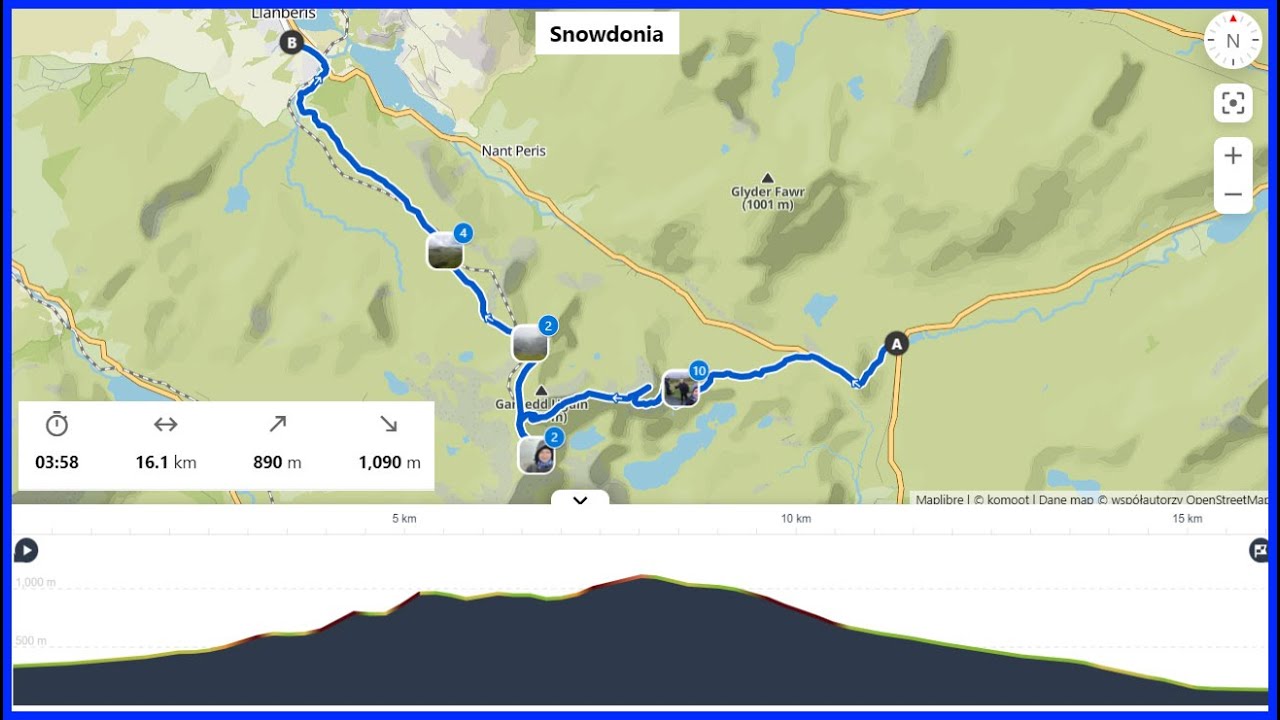 1/3 Welsh 3000s Challenge. (Wzg&oacute;rza z pasma Snowdon)