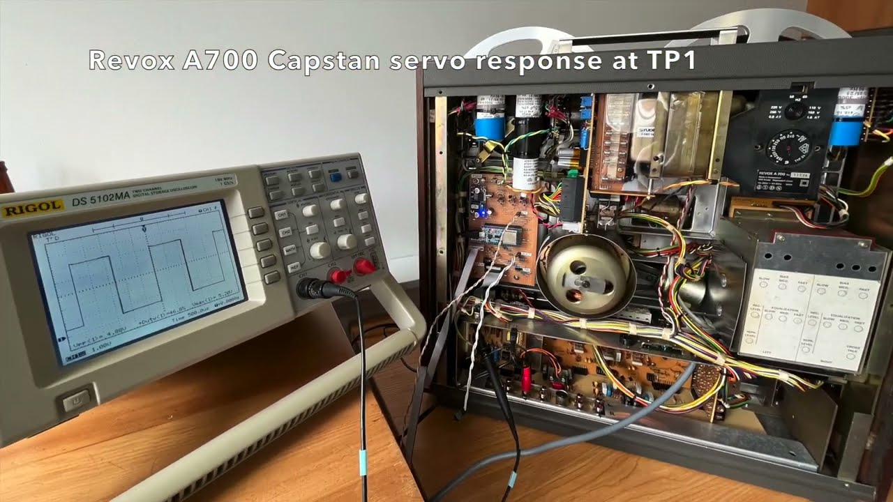 Revox A700 Capstan TP1 servo stability