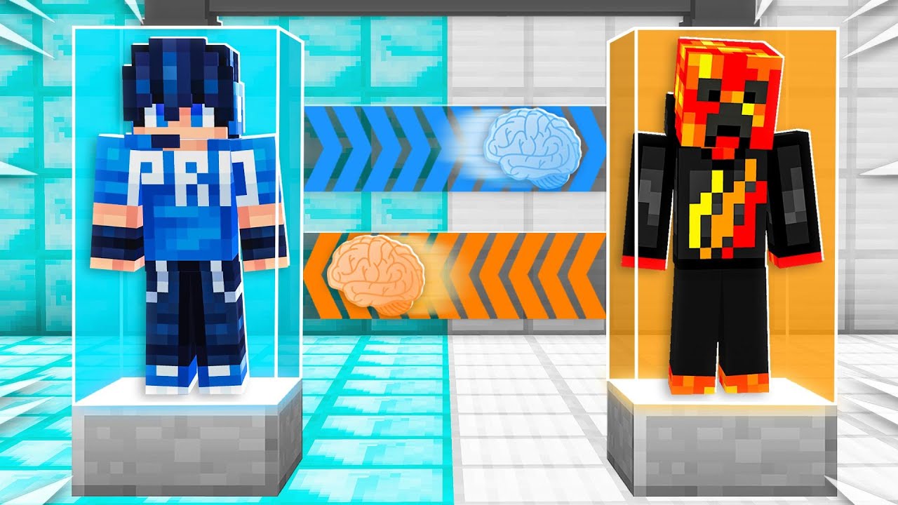 I Transformed into the Most Annoying Player in Minecraft! (Brain Swap Challenge)