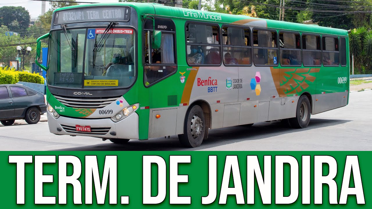 Terminal de Ônibus da Estação Jandira/SP - Movimentação de Ônibus #264
