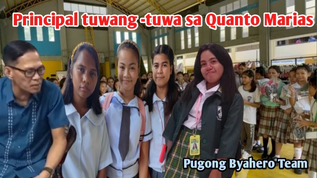 QUATRO MARIAS NAG DONATE NG MGA SAPATOS SA ISANG ESKWELAHAN