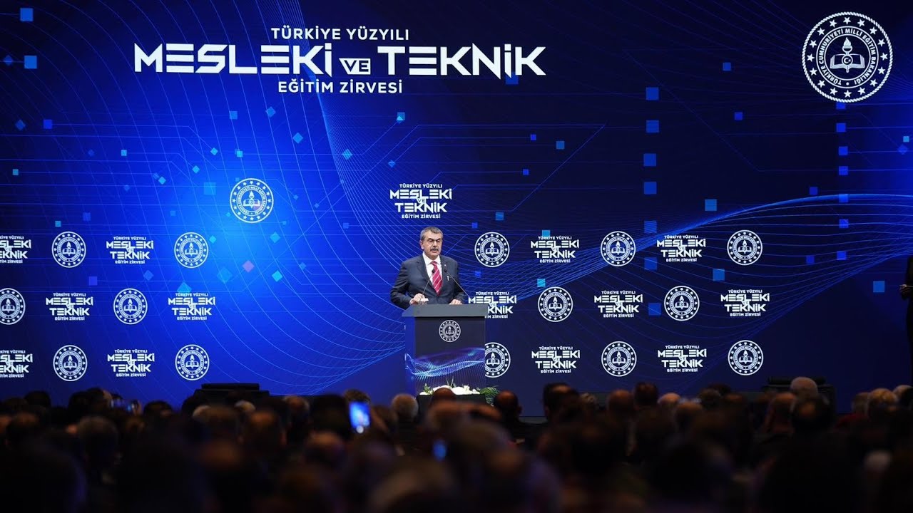 Mill&icirc; Eğitim Bakanı Yusuf Tekin&rsquo;in, &ldquo;T&uuml;rkiye Y&uuml;zyılı Mesleki ve Teknik Eğitim Zirvesi&rdquo; Konuşması