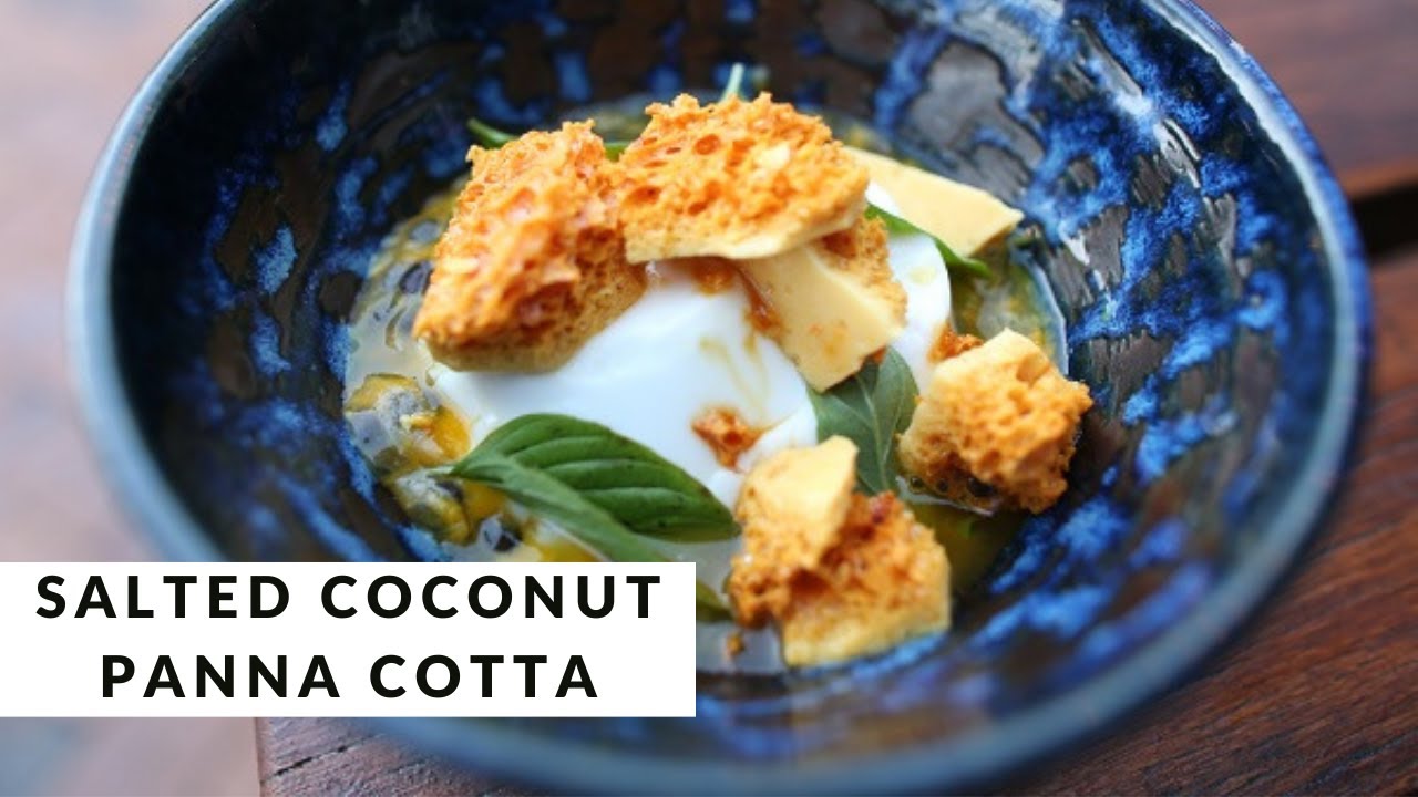 Salted Coconut Panna Cotta by Matt Sinclair