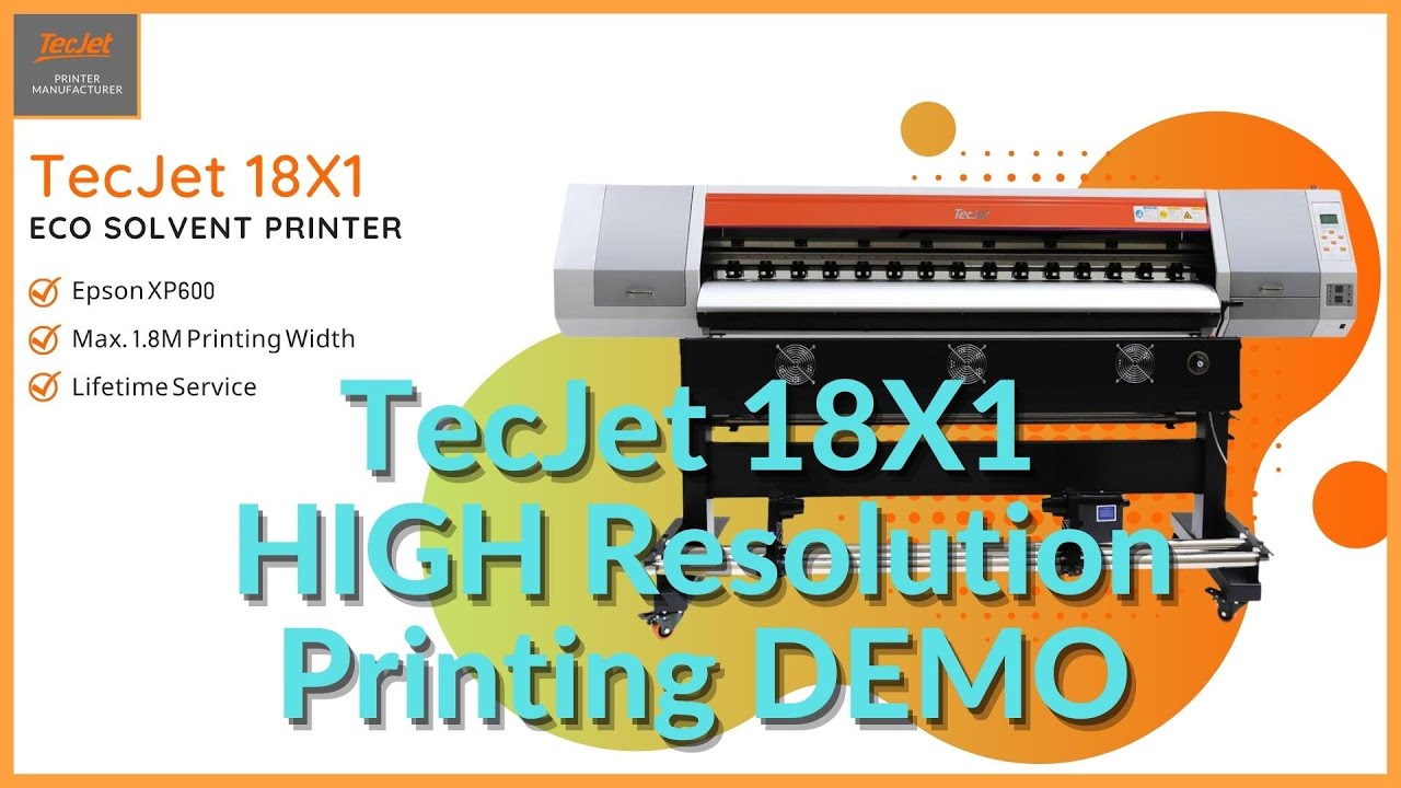 TECJET S series XP600 DX5 DX7 Eco Solvent & Sublimation & UV Printers