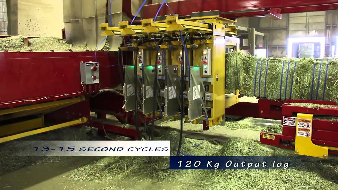 Hunterwood FC10000 - Export Hay Press with Three-Tie Bale Input