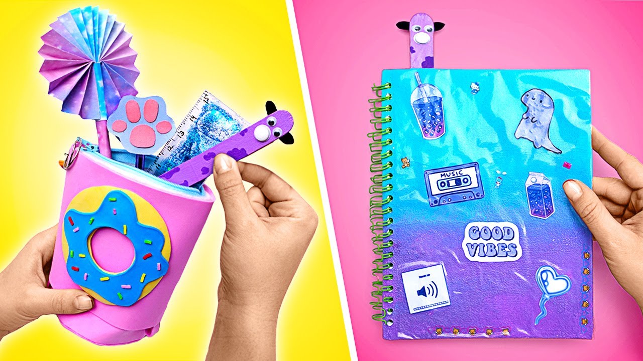 Manualidades para la Vuelta a Clases | Ideas de Papelería DIY