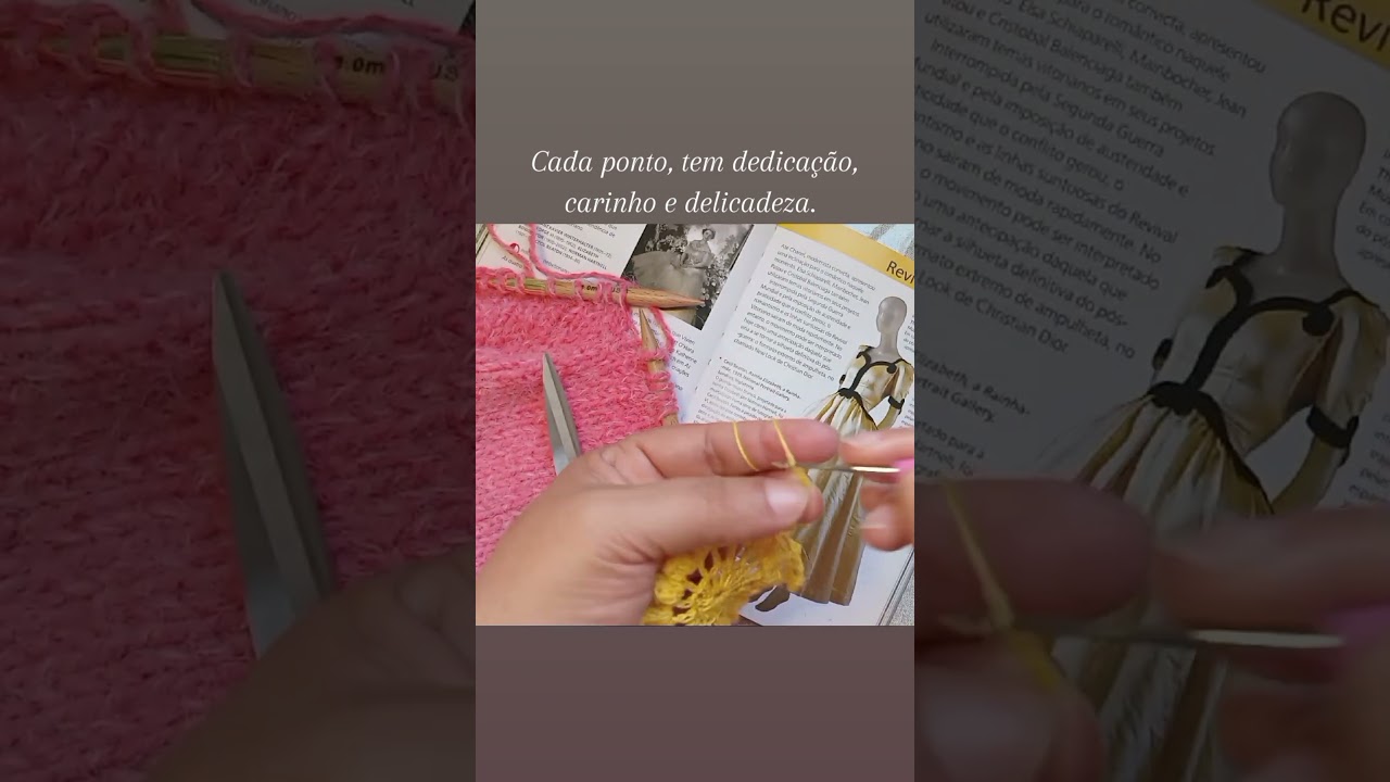 #tricotando #croche #knittinglove #tricotando #crochetknitting #trico #crochet #knitting #diy