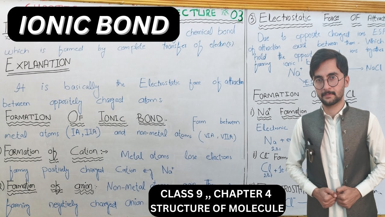 ionic bond | class 9 chemistry | chapter 4