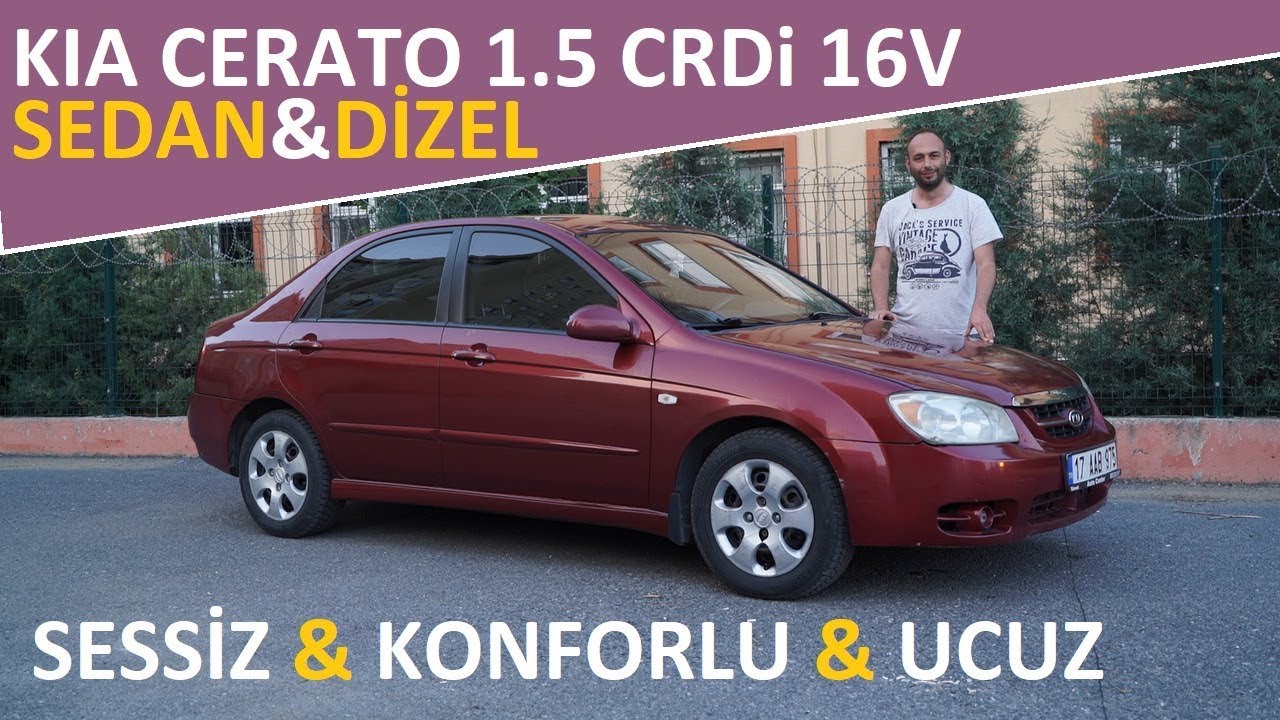 #KIA #CERATO 1.5 CRDi 16V (2006) UYGUN FİYATLI #DİZEL #SEDAN ARAYANLARIN TERCİHİ