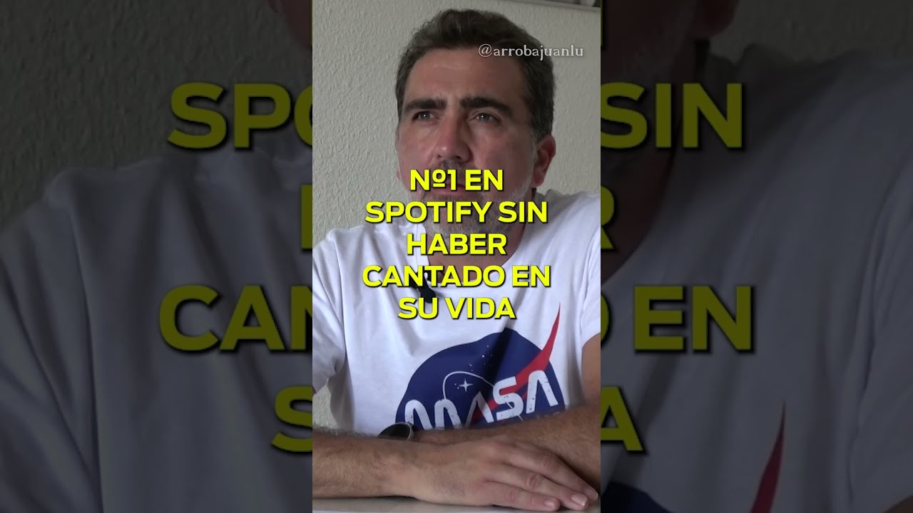 Nº1 en Spotify sin haber cantado en mi vida