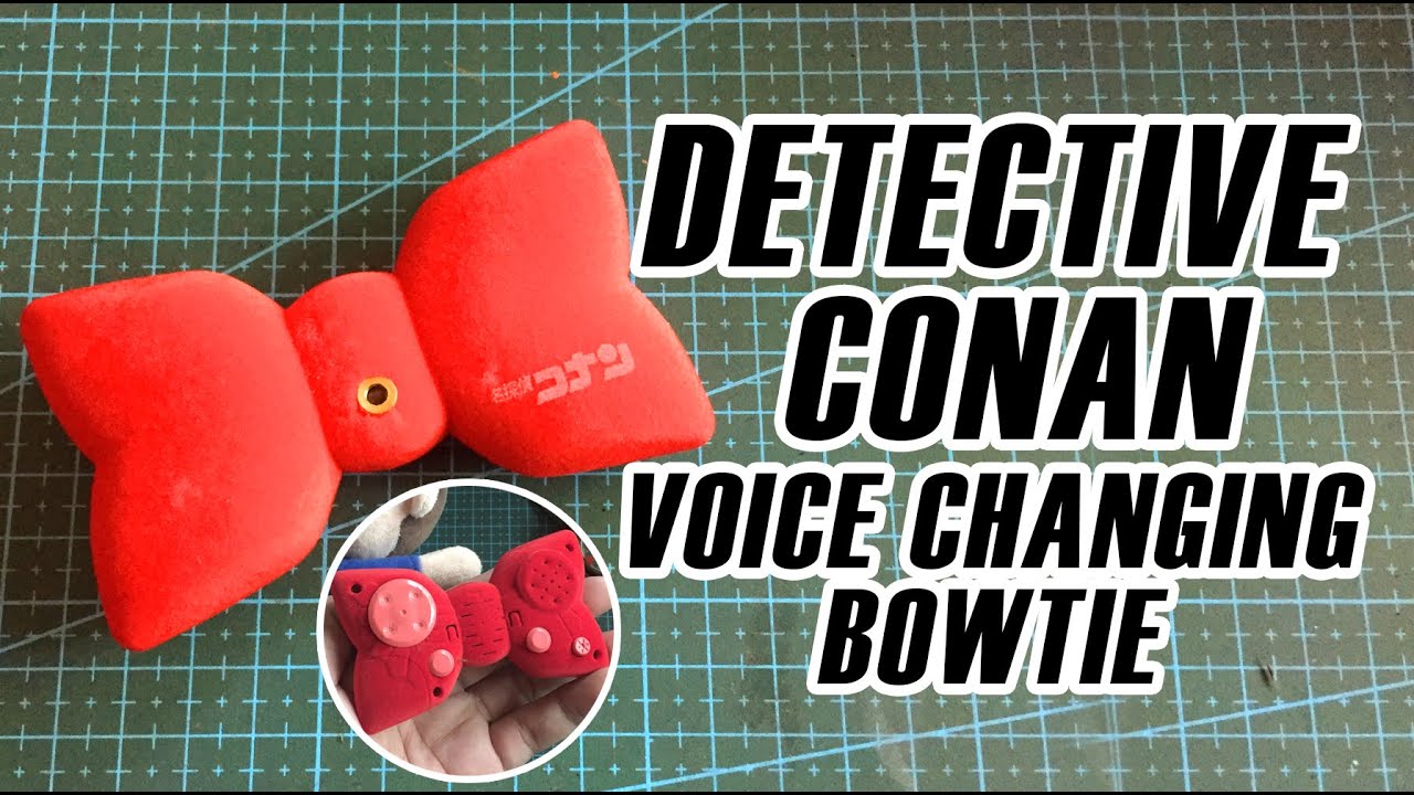 Detective Conan Voice-Changing Bow-tie Quick Unboxing