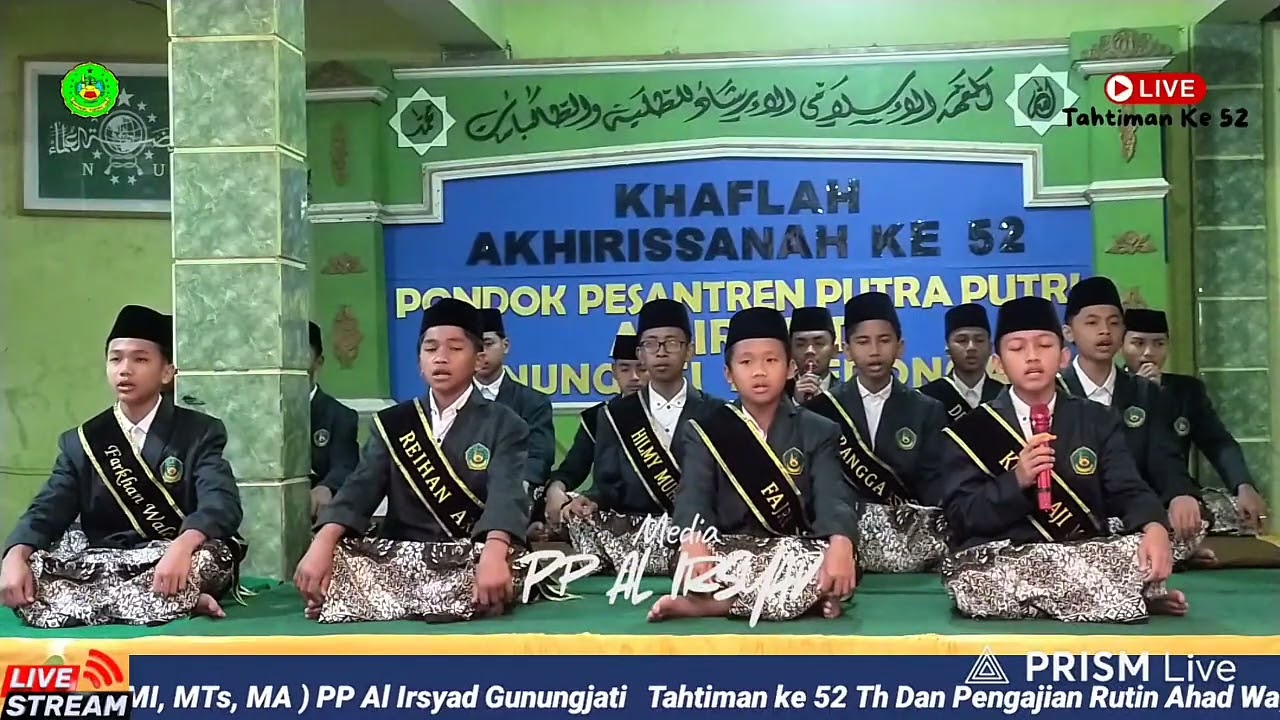 Penampilan Santri Putra Nadhom Aqidatul Awam & Syaikhona PP Al Irsyad Gunungjati 