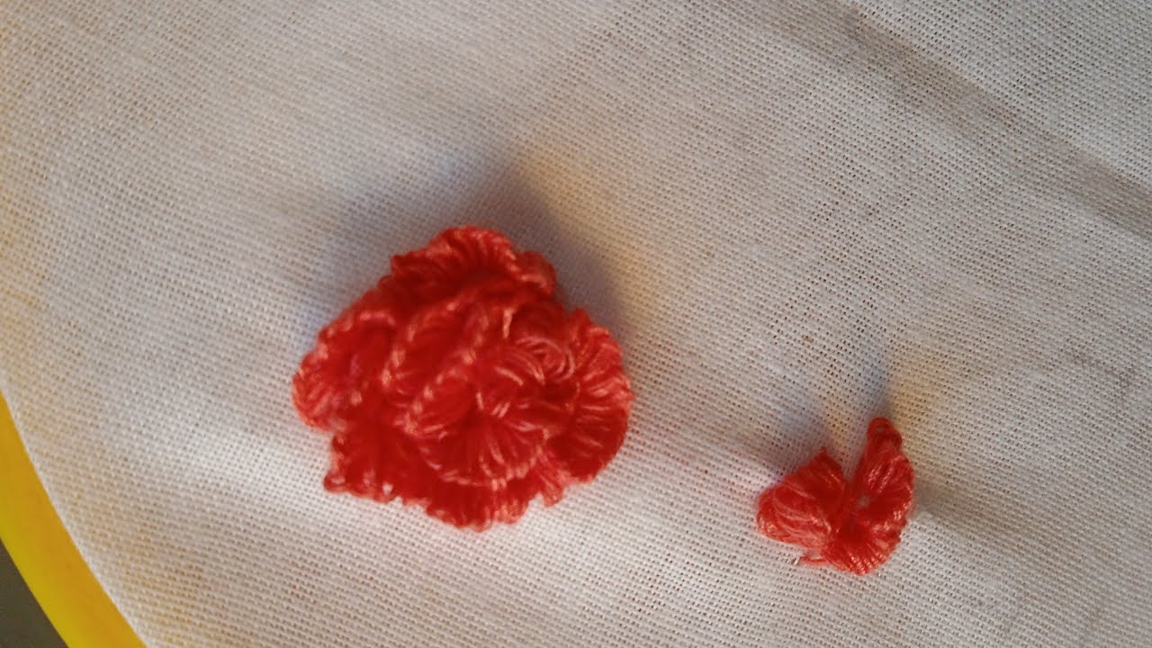 3D Embroidery work 🌼#embroidery #silaisikhe 