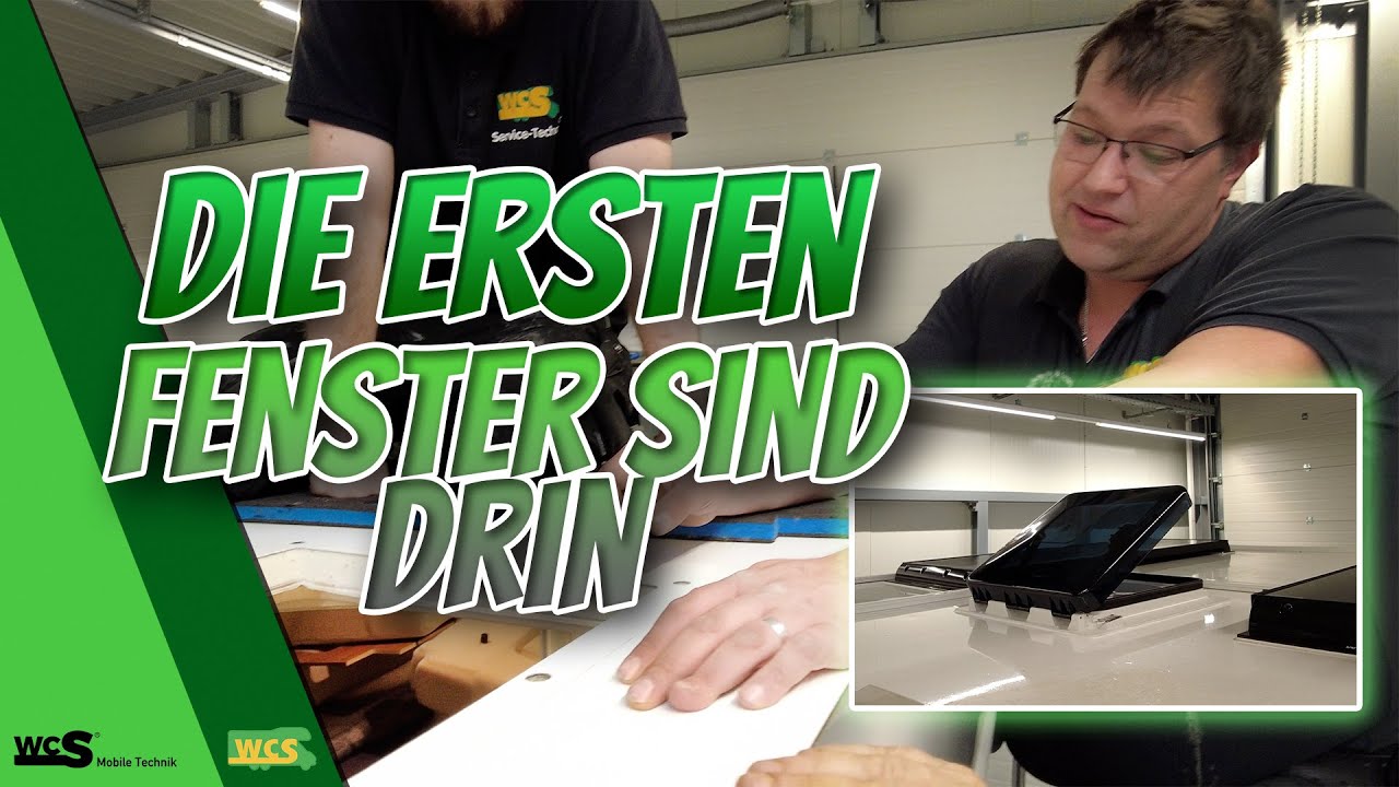 Die ersten Fenster sind drin! | WCS Goch