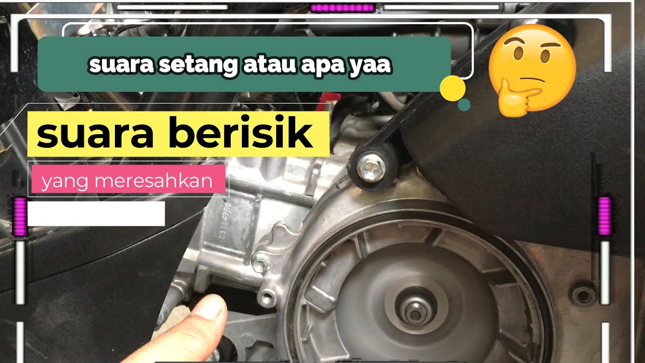 PENYEBAB SUARA KASAR DARI MESIN AEROX | BELUM TENTU TURUN MESIN | ENGINE NOISE CHECK