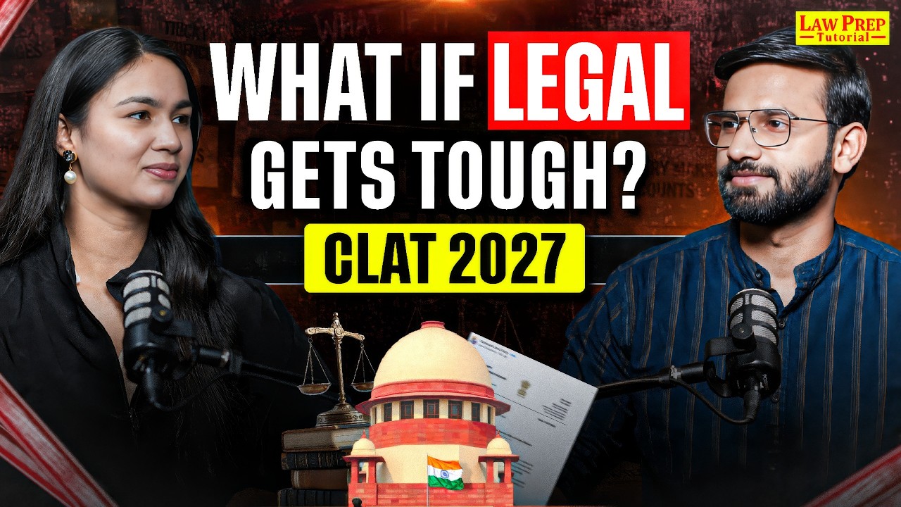 CLAT 2027 Legal Reasoning Strategy | What If Legal Reasoning Becomes Difficult in Exam?