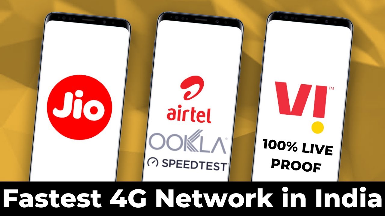 Fastest 4G network in India? | Ookla ki report ne VI, Airtel,JIO, sabko hila diya   😨😨 LIVE PROOF